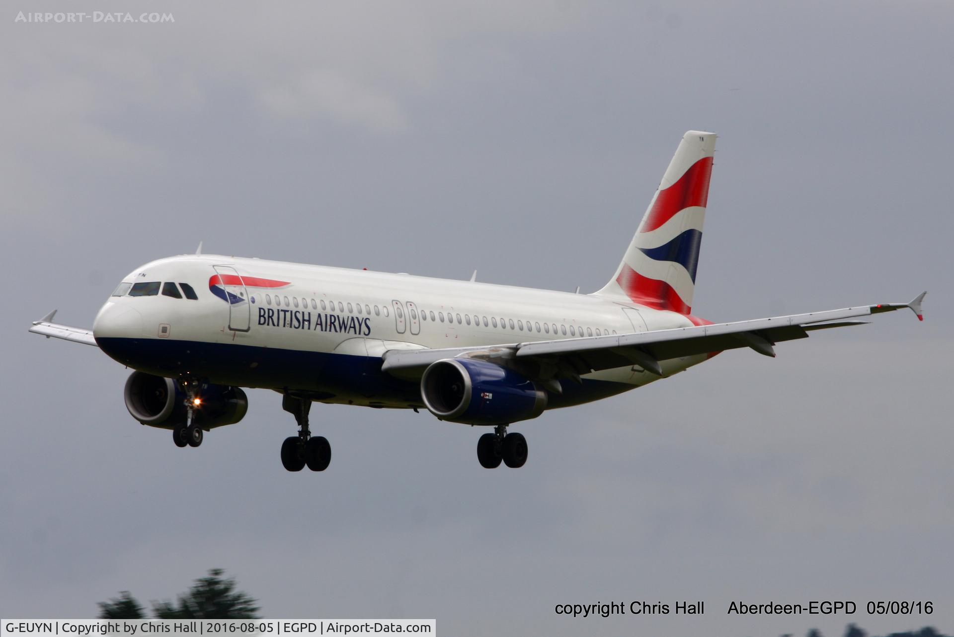 G-EUYN, 2011 Airbus A320-232 C/N 4975, British Airways