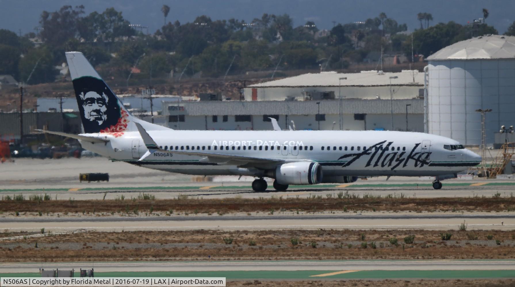 N506AS, 2008 Boeing 737-890 C/N 35690, Alaska