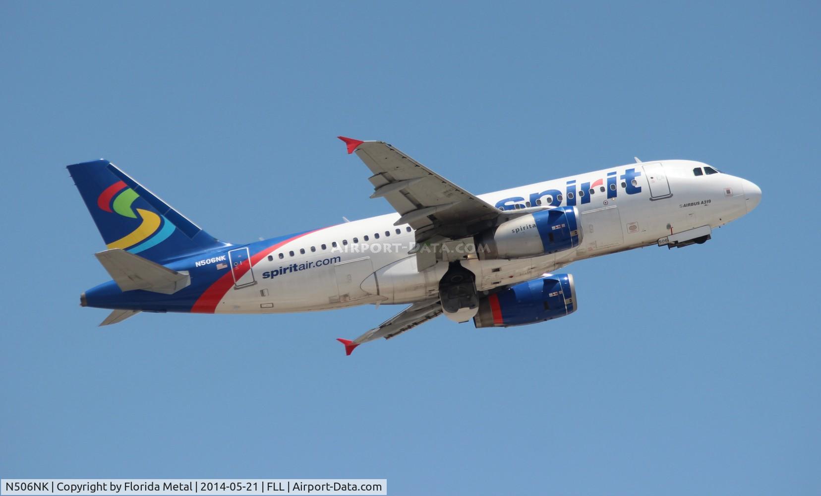 N506NK, 2005 Airbus A319-132 C/N 2490, Spirit