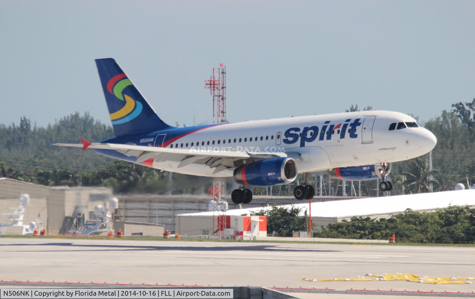 N506NK, 2005 Airbus A319-132 C/N 2490, Spirit