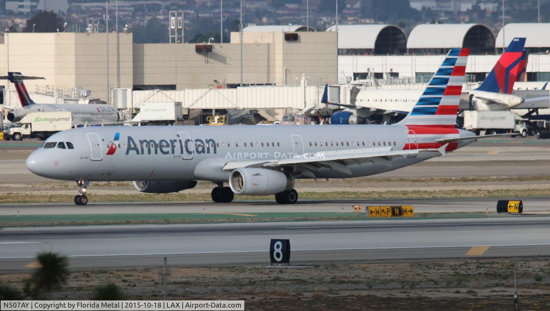 N507AY, 2008 Airbus A321-231 C/N 3712, American