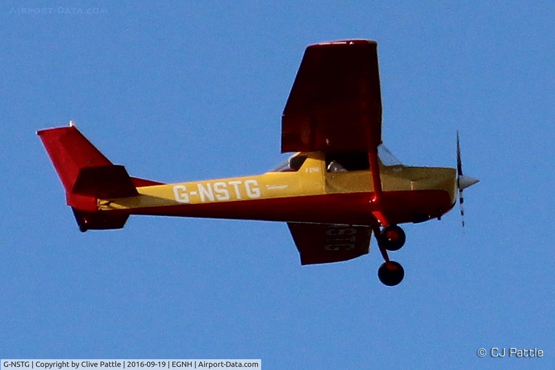 G-NSTG, 1966 Reims Cessna F150F C/N 0058, Doing the circuit at Blackpool EGNH