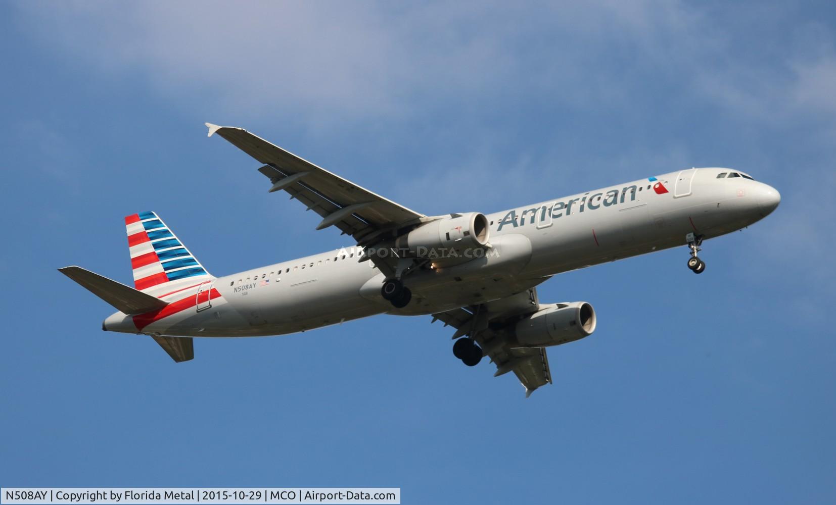 N508AY, 2008 Airbus A321-231 C/N 3740, American