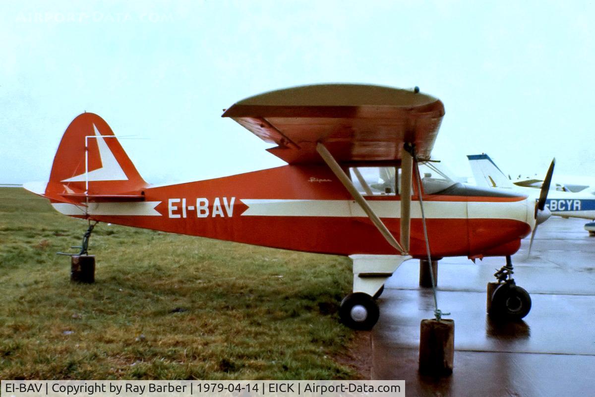 EI-BAV, 1961 Piper PA-22-108 Colt Colt C/N 22-8347, Piper PA-22-108 Colt [27-8347] Cork~EI 14/04/1979. From a slide.