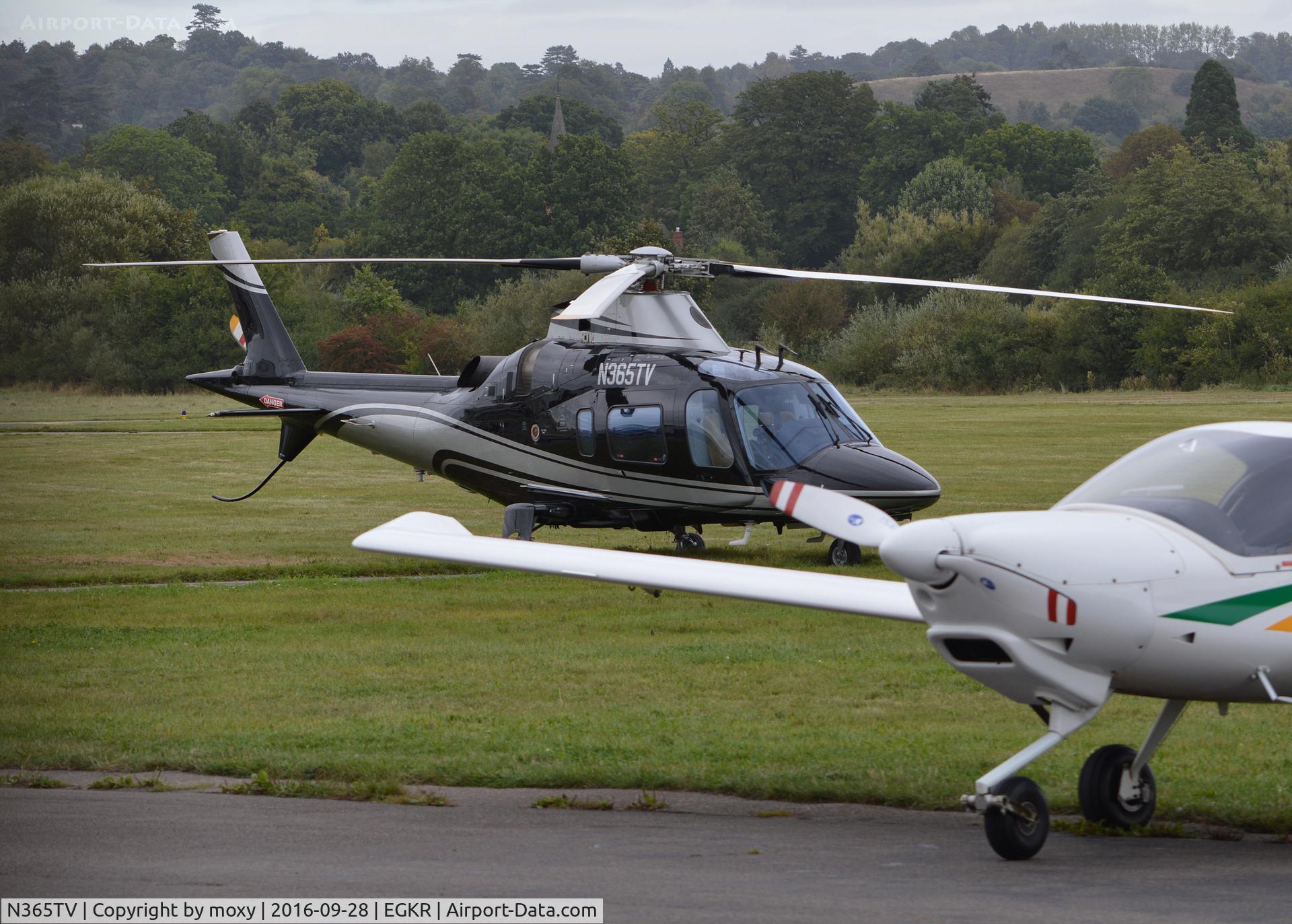 N365TV, 2008 AgustaWestland A109E C/N 11732, Agusta Westland A109E at Redhill.