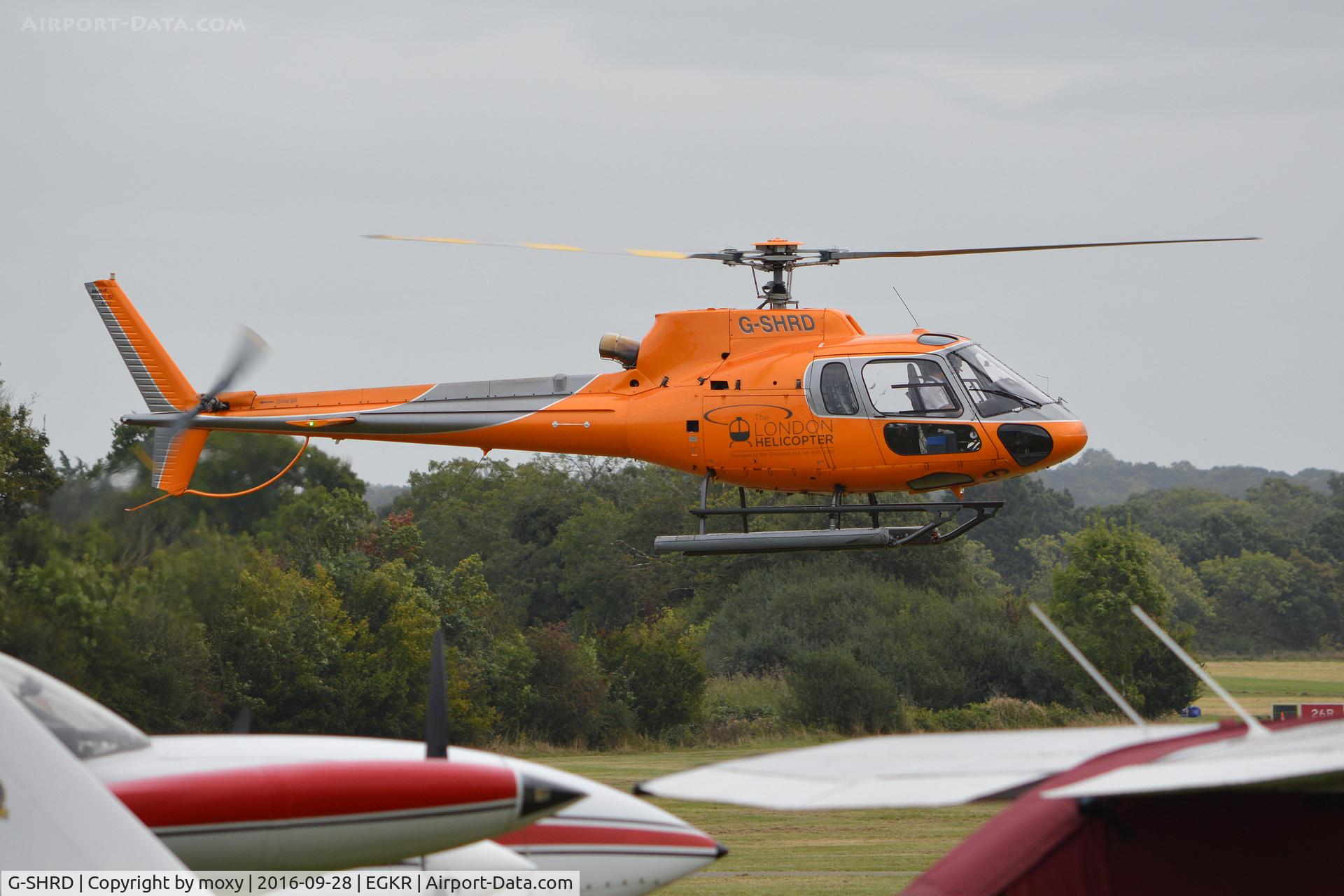 G-SHRD, 2009 Eurocopter AS-350B-2 Ecureuil Ecureuil C/N 4712, Eurocopter AS-350B-2 Ecureuil at Redhill. Ex F-HFLO