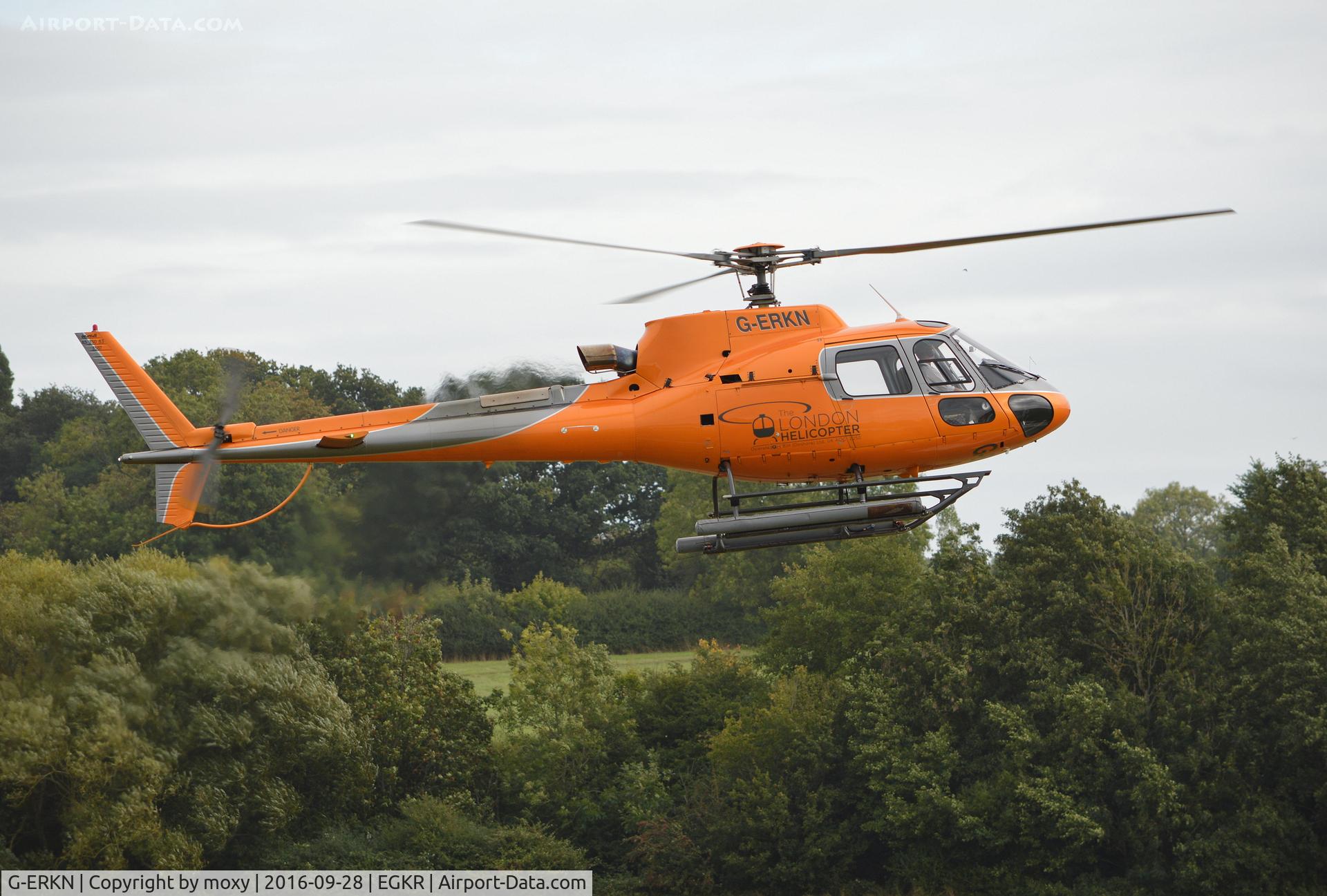 G-ERKN, 2002 Eurocopter AS-350B-3 Ecureuil Ecureuil C/N 3587, Eurocopter AS-350B-3 Ecureuil at Redhill. Ex EC-IHX