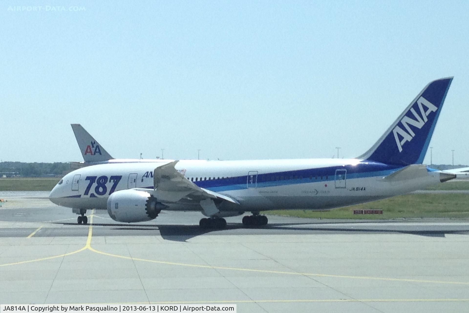 JA814A, 2012 Boeing 787-8 Dreamliner C/N 34493, Boeing 787-8