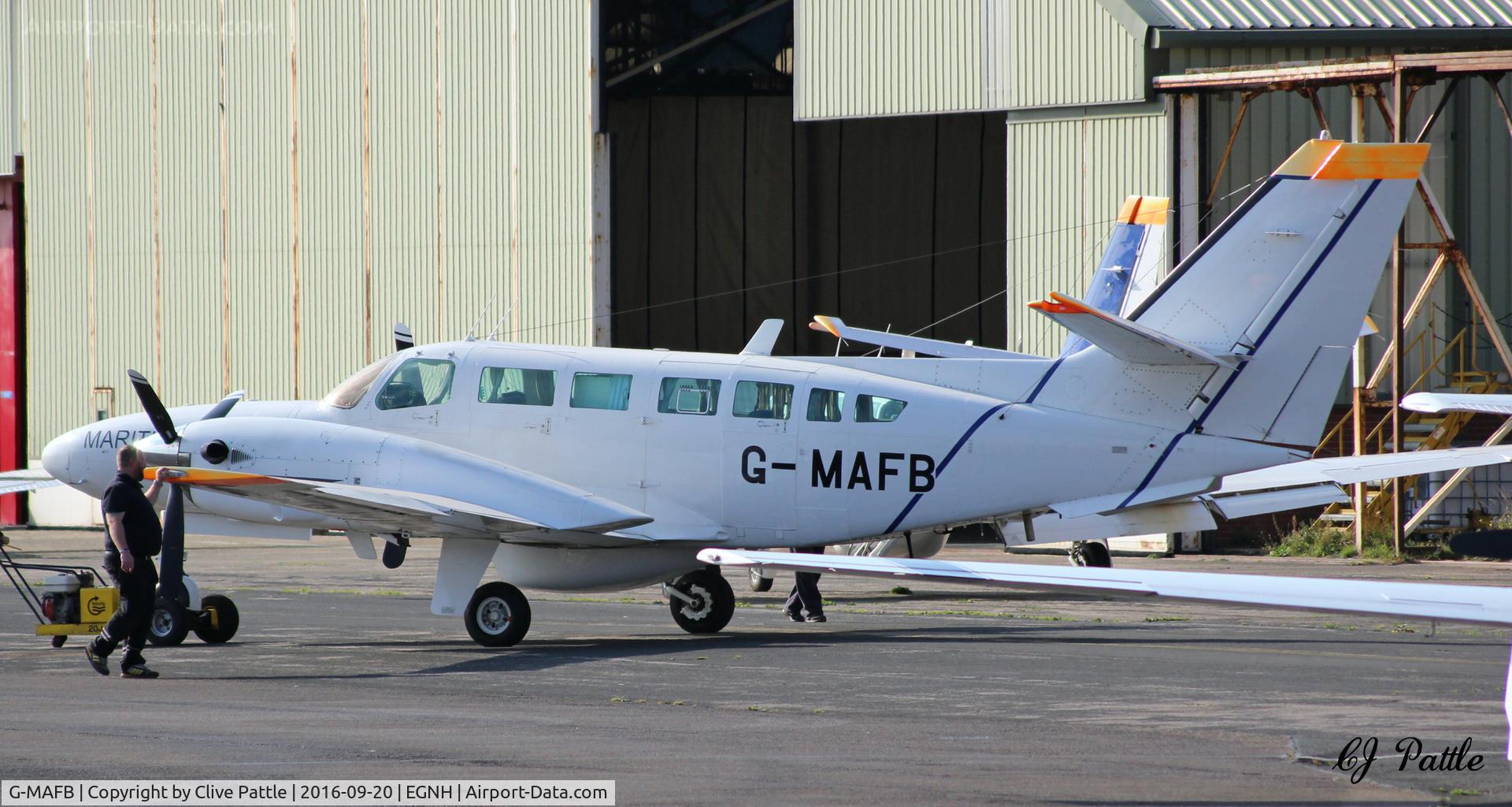 G-MAFB, 1997 Reims F406 Caravan II C/N F406-0080, at Blackpool EGNH