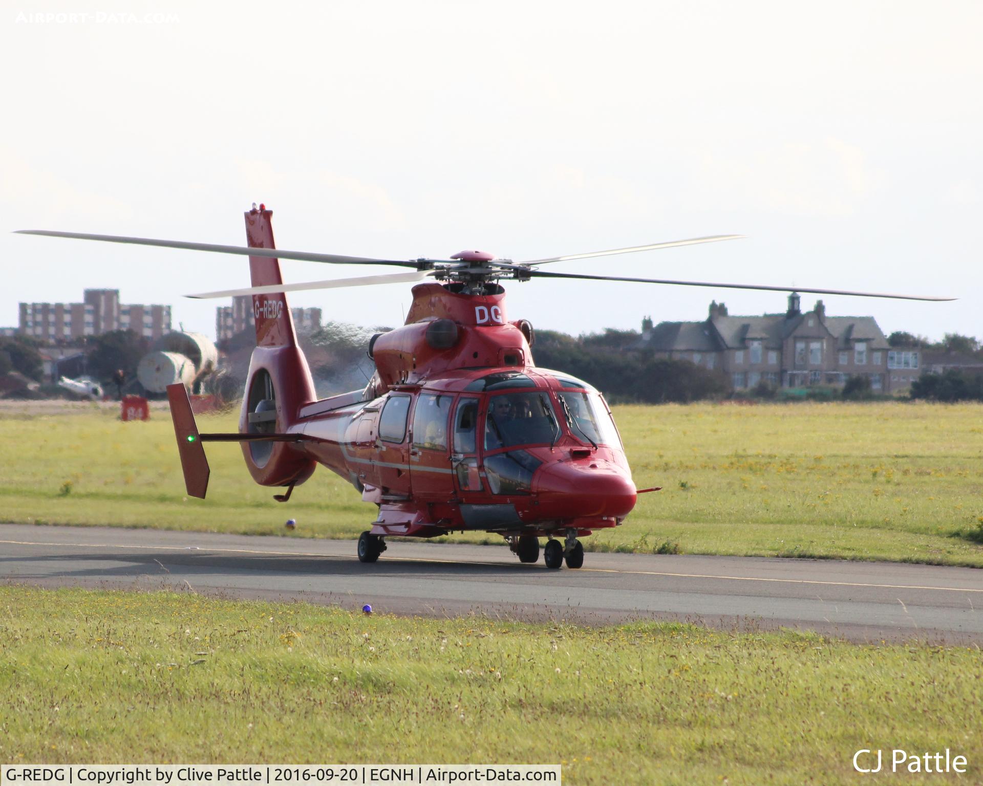 G-REDG, 2010 Eurocopter AS-365N-3 Dauphin 2 C/N 6907, at Blackpool EGNH