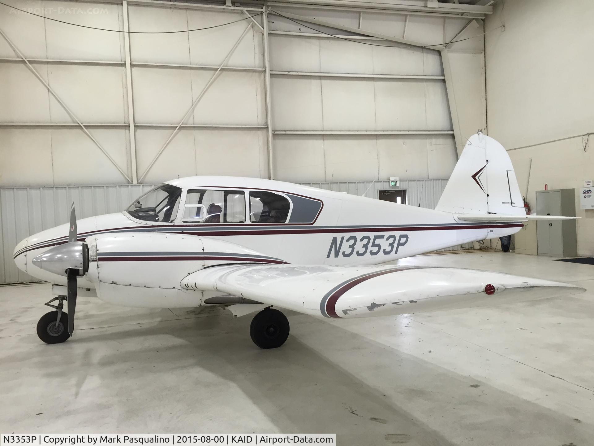 N3353P, 1958 Piper PA-23-160 Apache C/N 23-1308, Piper PA-23-160