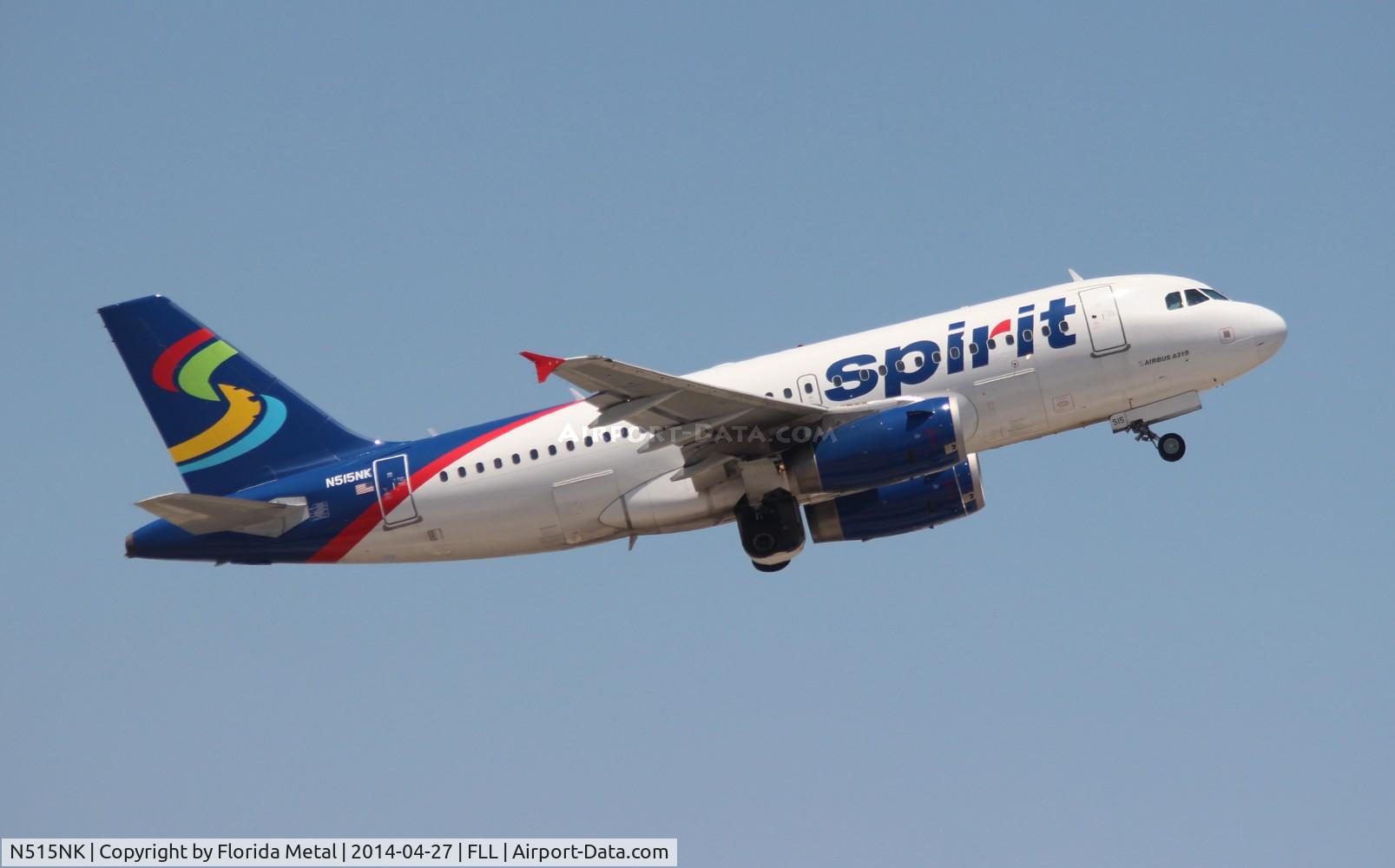 N515NK, 2006 Airbus A319-132 C/N 2698, Spirit A319