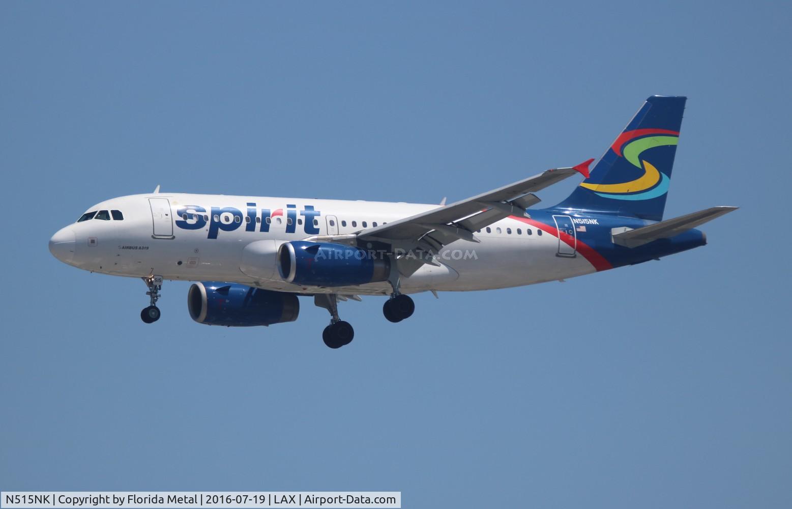 N515NK, 2006 Airbus A319-132 C/N 2698, Spirit