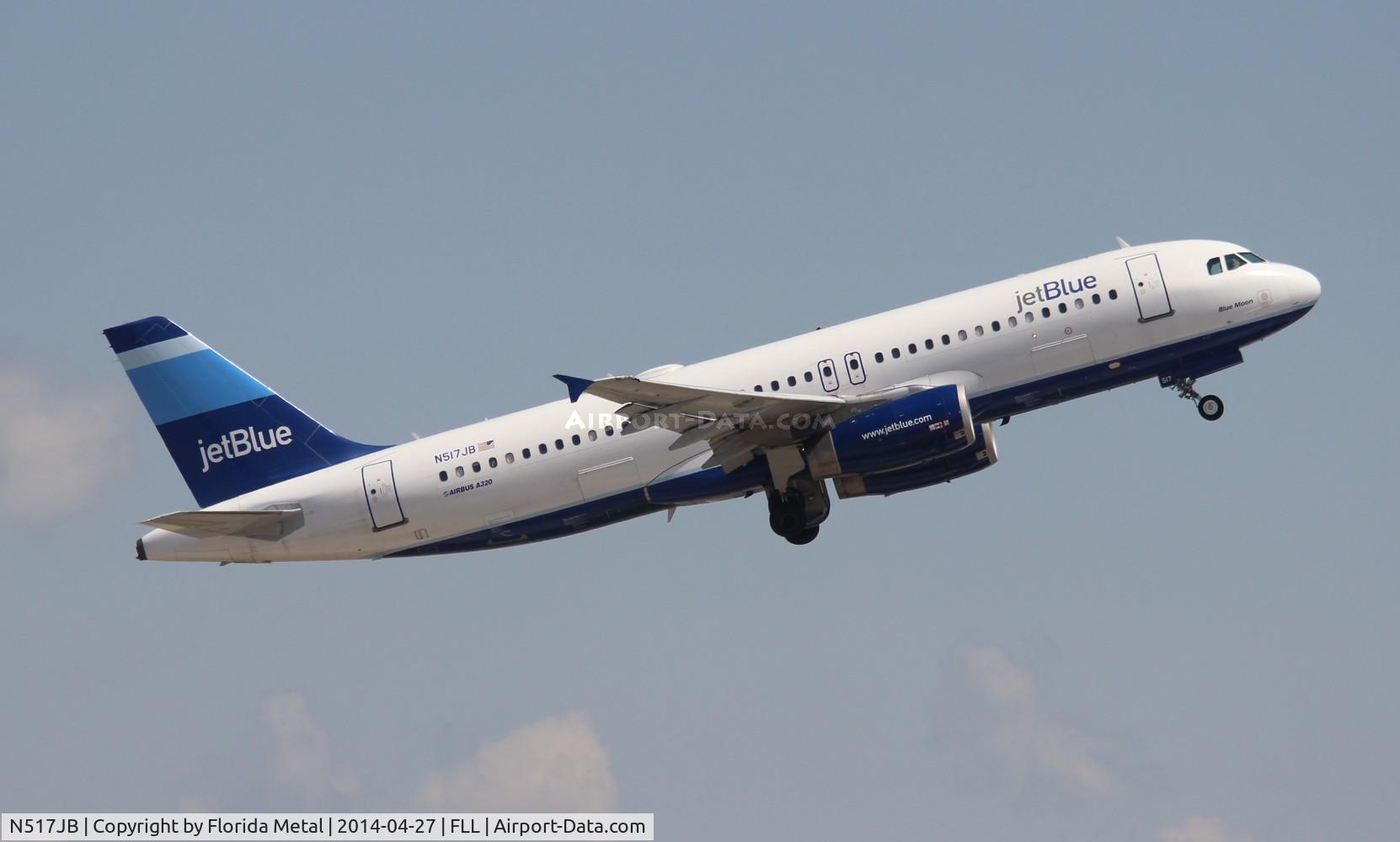 N517JB, 2000 Airbus A320-232 C/N 1327, Jet Blue