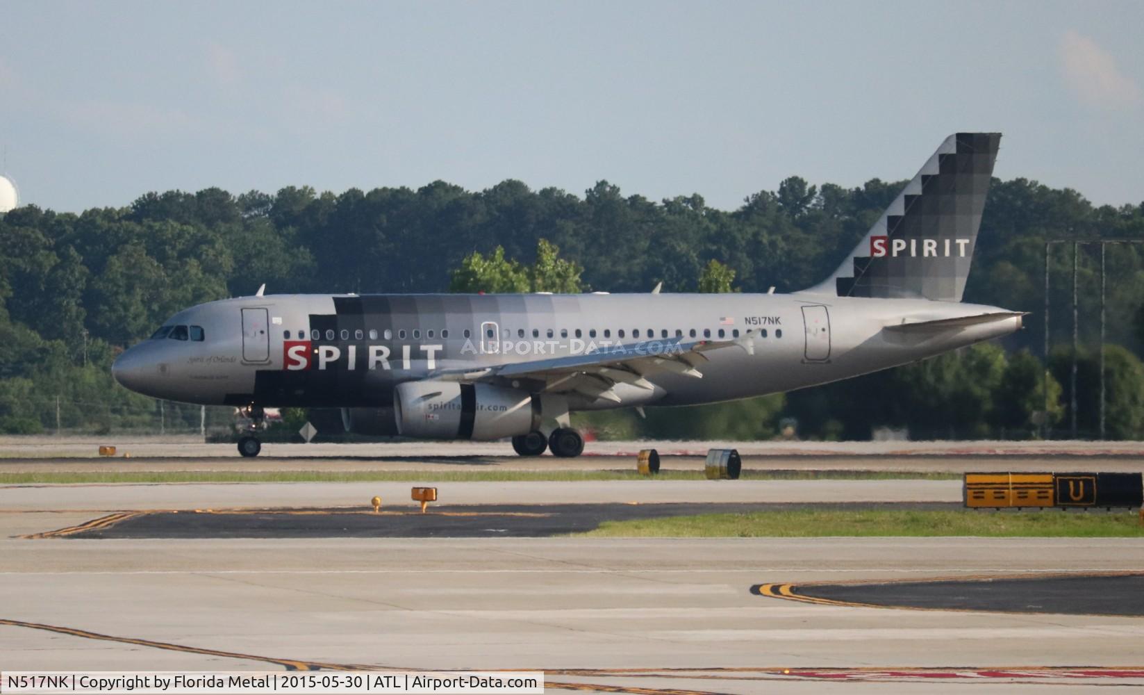 N517NK, 2006 Airbus A319-132 C/N 2711, Spirit
