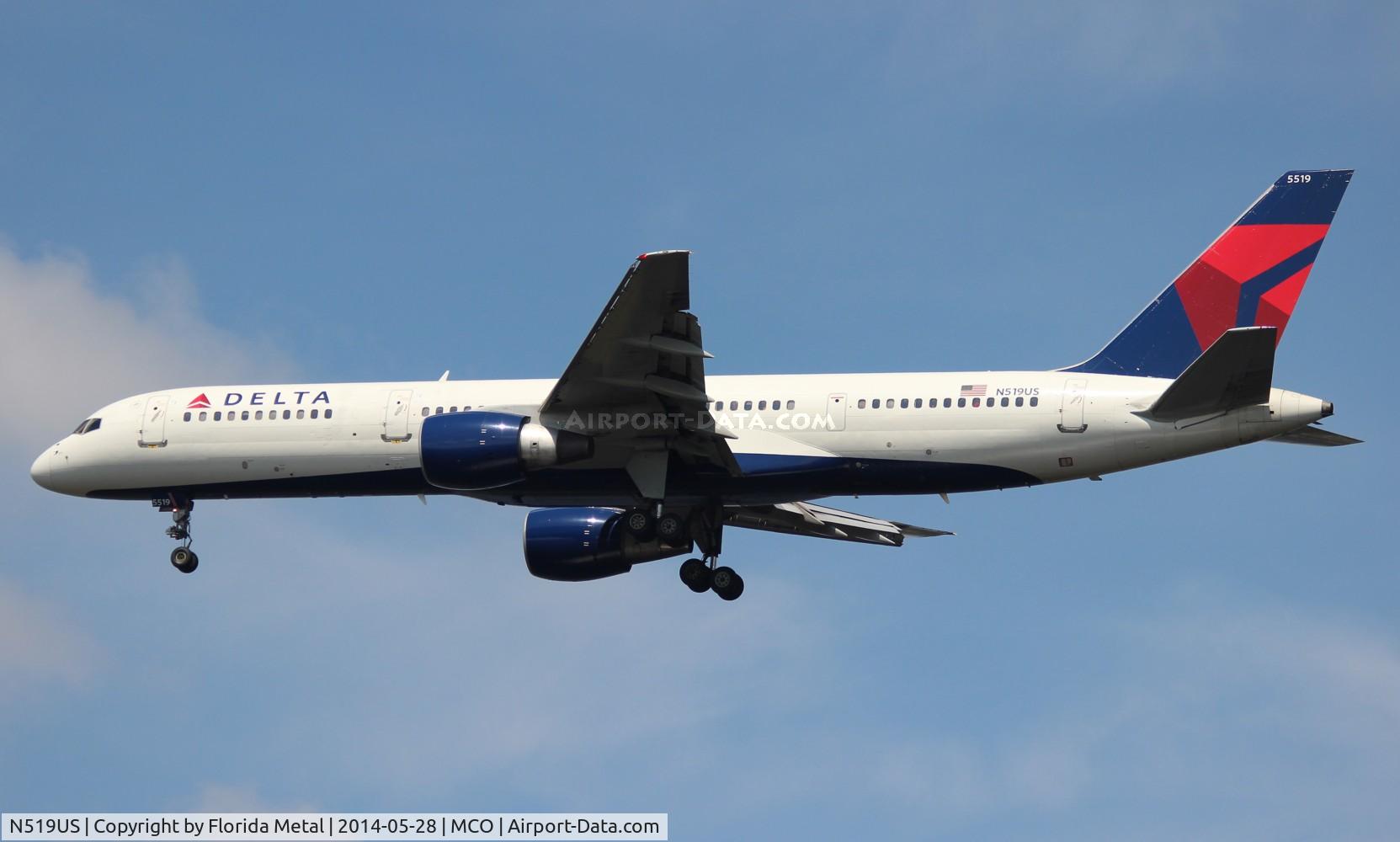 N519US, 1986 Boeing 757-251 C/N 23207, Delta