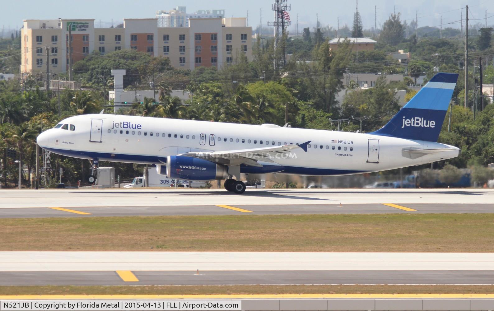 N521JB, 2001 Airbus A320-232 C/N 1452, Jet Blue