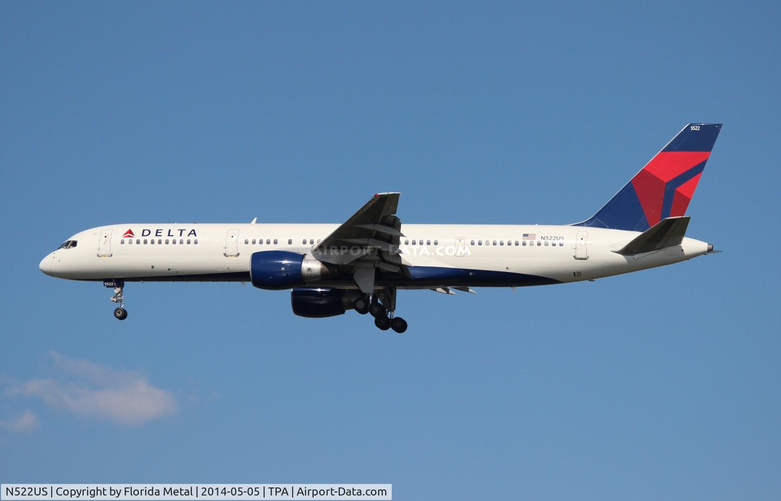 N522US, 1987 Boeing 757-251 C/N 23616, Delta