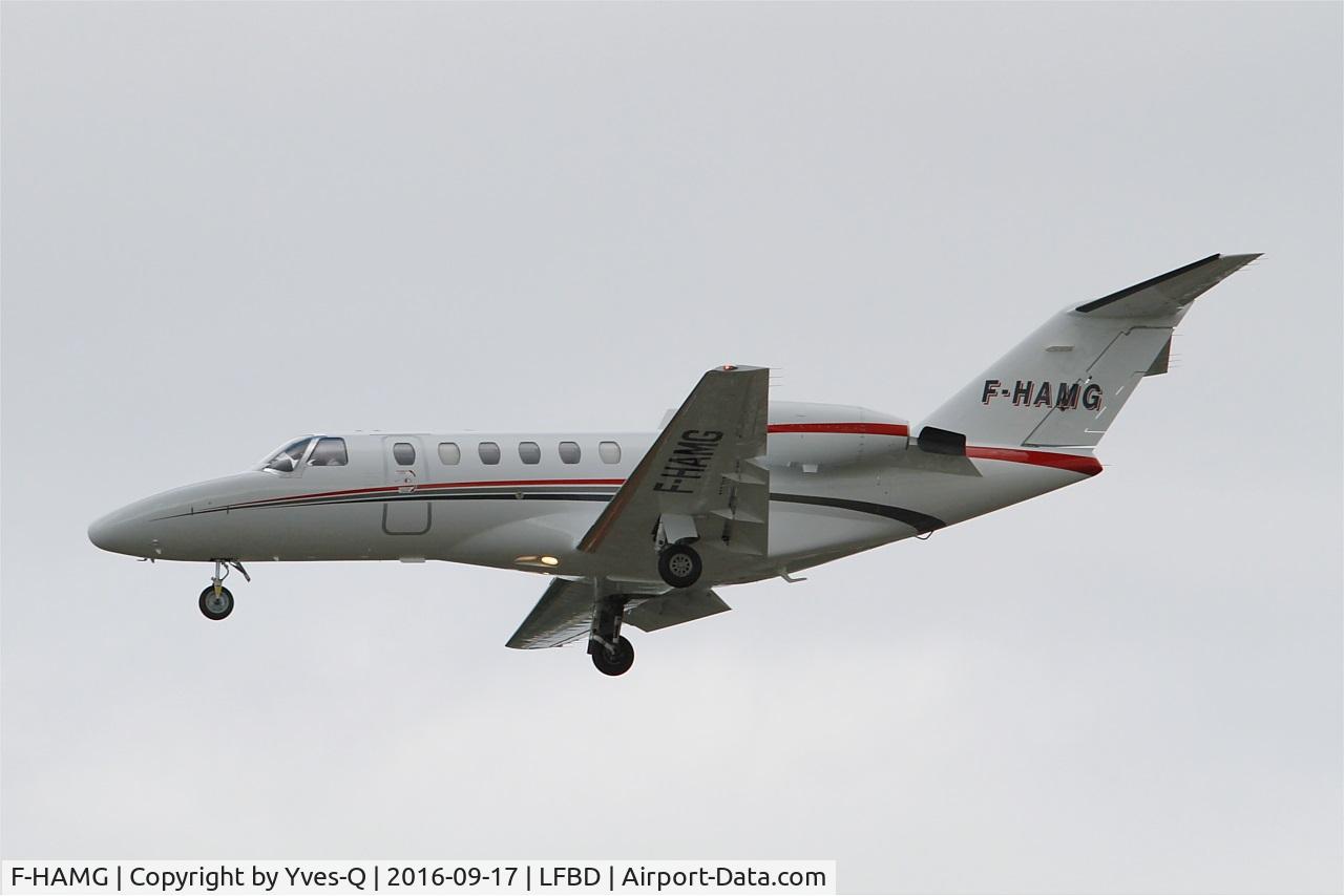 F-HAMG, 2003 Cessna 525A CitationJet CJ2 C/N 525A-0193, Cessna 525A CitationJet CJ2, On final rwy 29, Bordeaux Mérignac airport (LFBD-BOD)