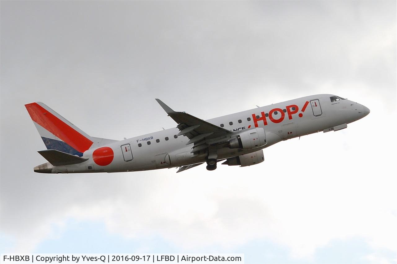 F-HBXB, 2008 Embraer 170LR (ERJ-170-100LR) C/N 17000250, Embraer ERJ-170ST, Take off rwy 29, Bordeaux Mérignac airport (LFBD-BOD)