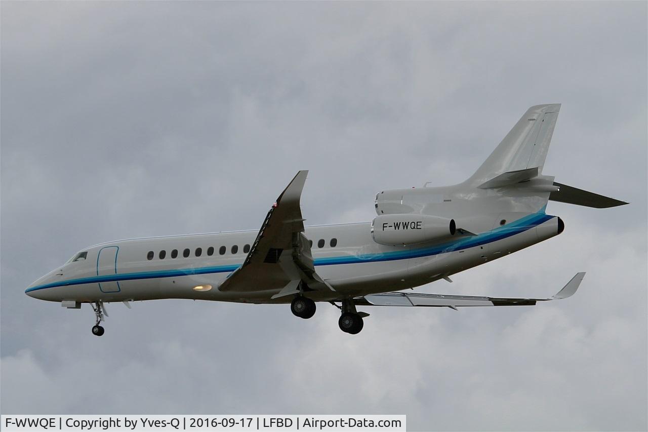 F-WWQE, 2016 Dassault Falcon 8X C/N 405, Dassault Falcon 8X, On final rwy 29, Bordeaux Mérignac airport (LFBD-BOD)