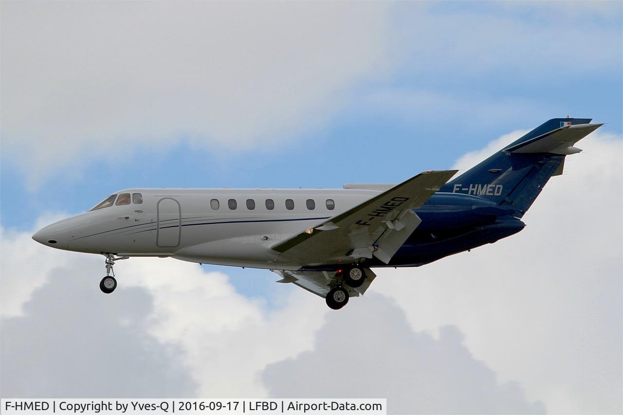 F-HMED, 1992 British Aerospace BAe.125-1000B C/N 259026, British Aerospace 125-1000B, On final rwy 29, Bordeaux Mérignac airport (LFBD-BOD)