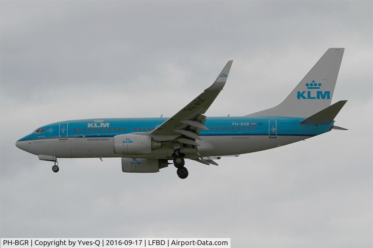 PH-BGR, 2011 Boeing 737-7K2 C/N 39446, Boeing 737-7K2, On final rwy 29, Bordeaux Mérignac airport (LFBD-BOD)