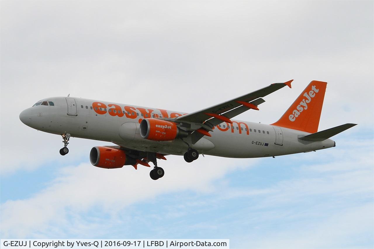 G-EZUJ, 2011 Airbus A320-214 C/N 4740, Airbus A320-214, On final rwy 29, Bordeaux Mérignac airport (LFBD-BOD)