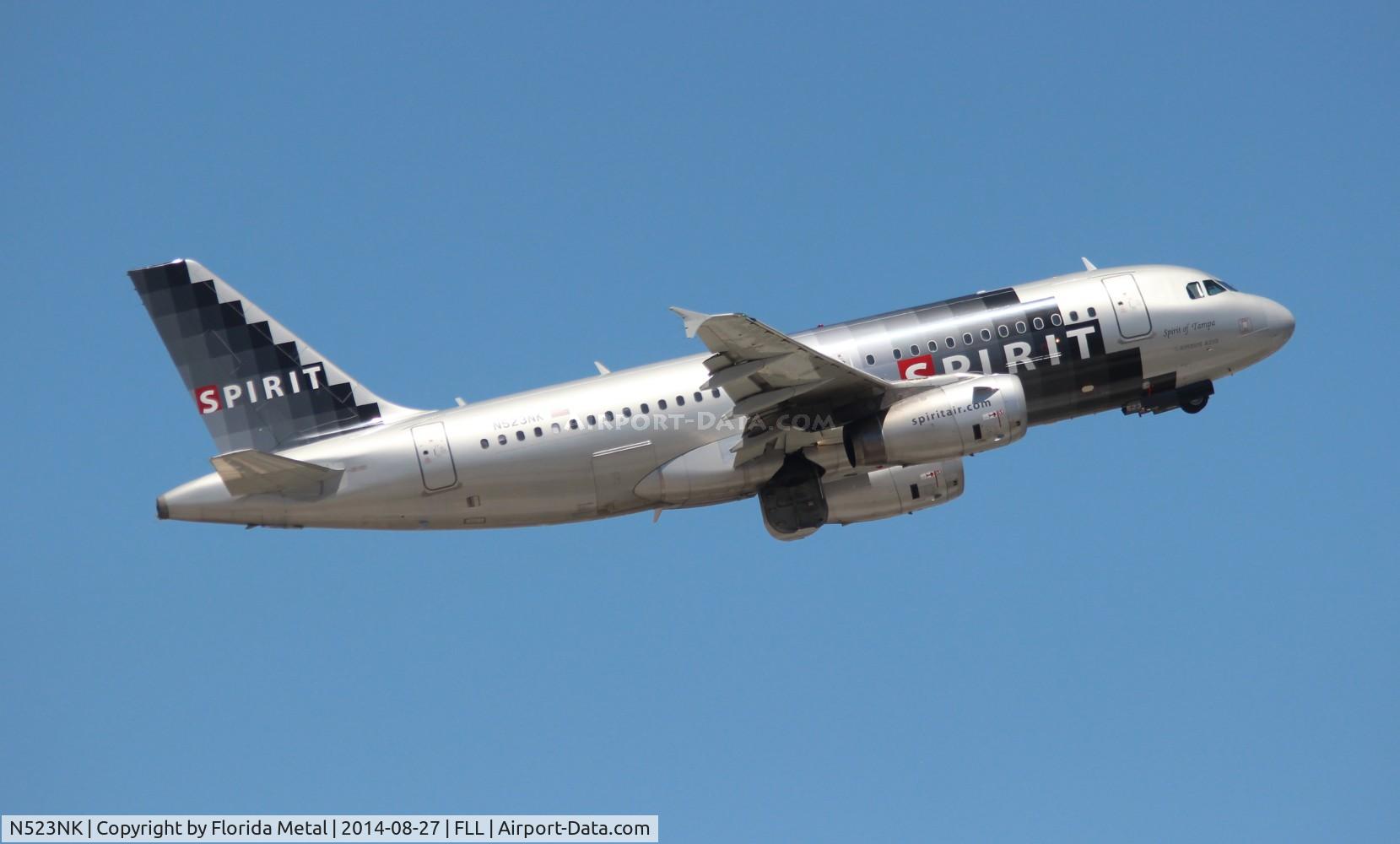 N523NK, 2006 Airbus A319-132 C/N 2898, Spirit