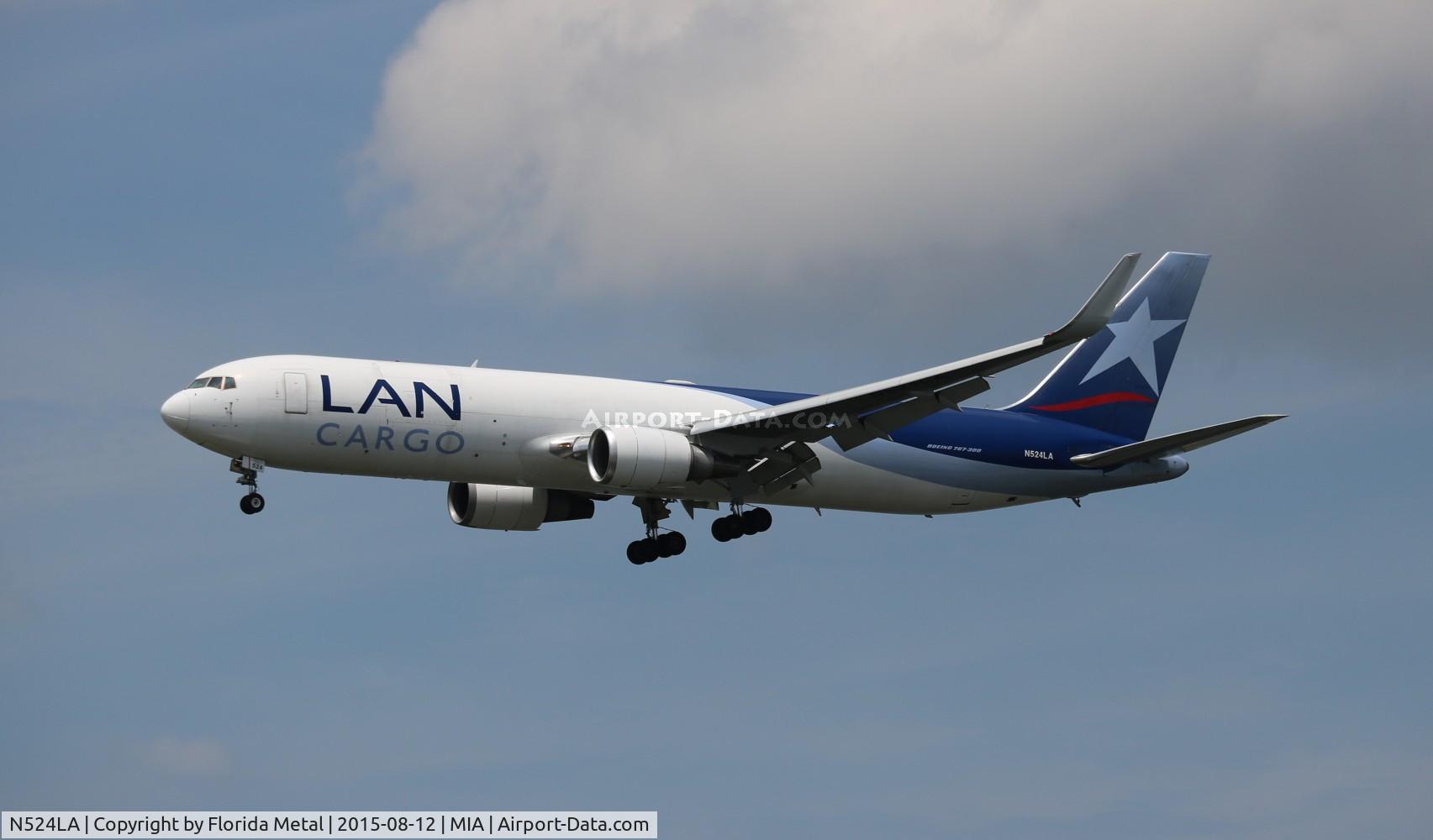 N524LA, 2007 Boeing 767-346F C/N 35816, LAN Cargo