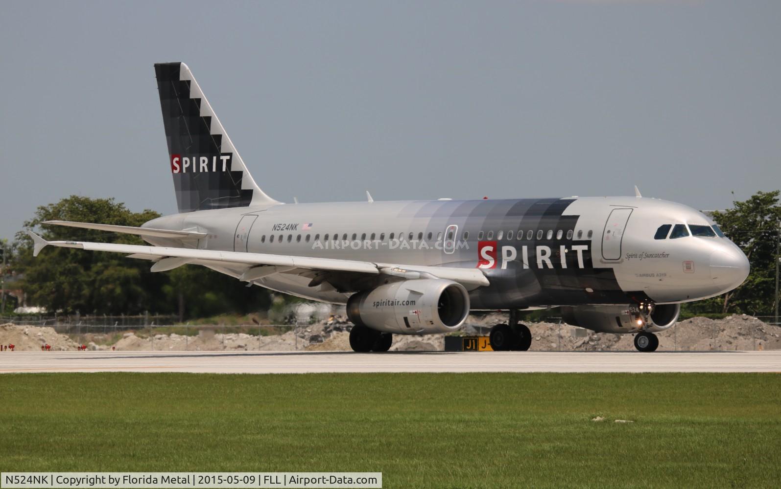 N524NK, 2006 Airbus A319-132 C/N 2929, Spirit