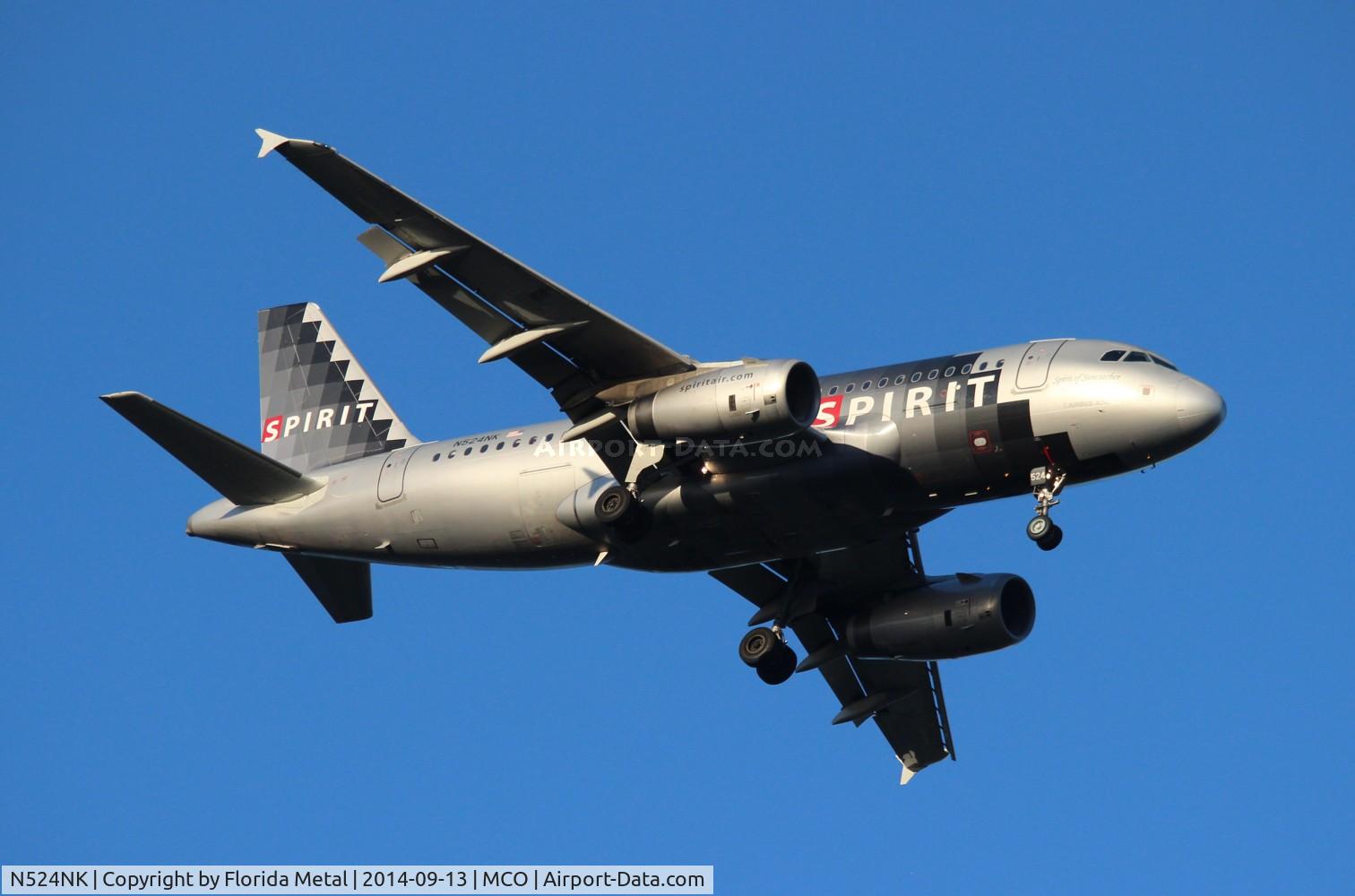 N524NK, 2006 Airbus A319-132 C/N 2929, Spirit