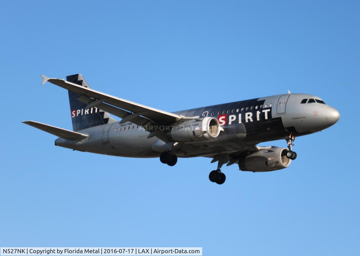N527NK, 2007 Airbus A319-132 C/N 2978, Spirit