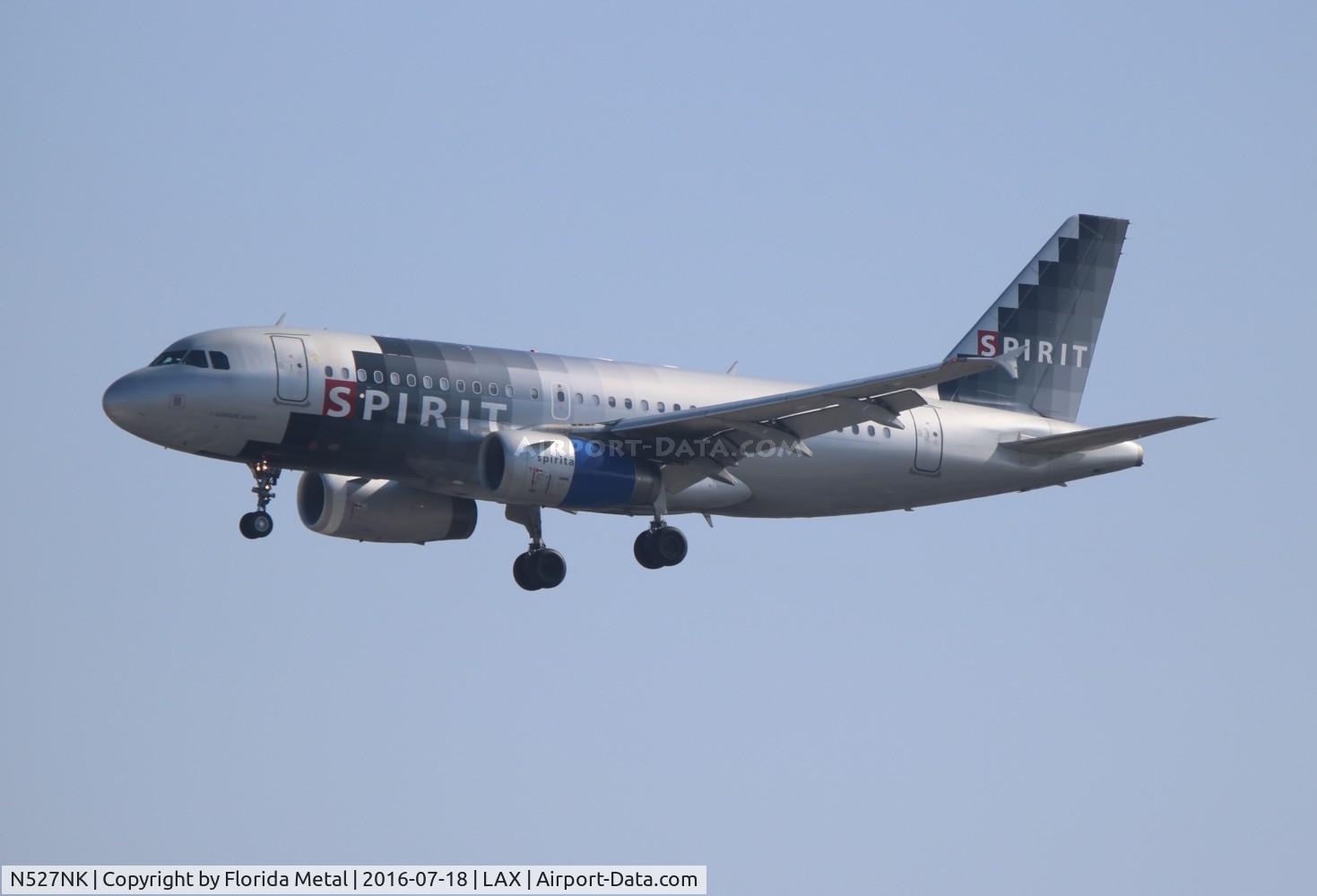 N527NK, 2007 Airbus A319-132 C/N 2978, Spirit