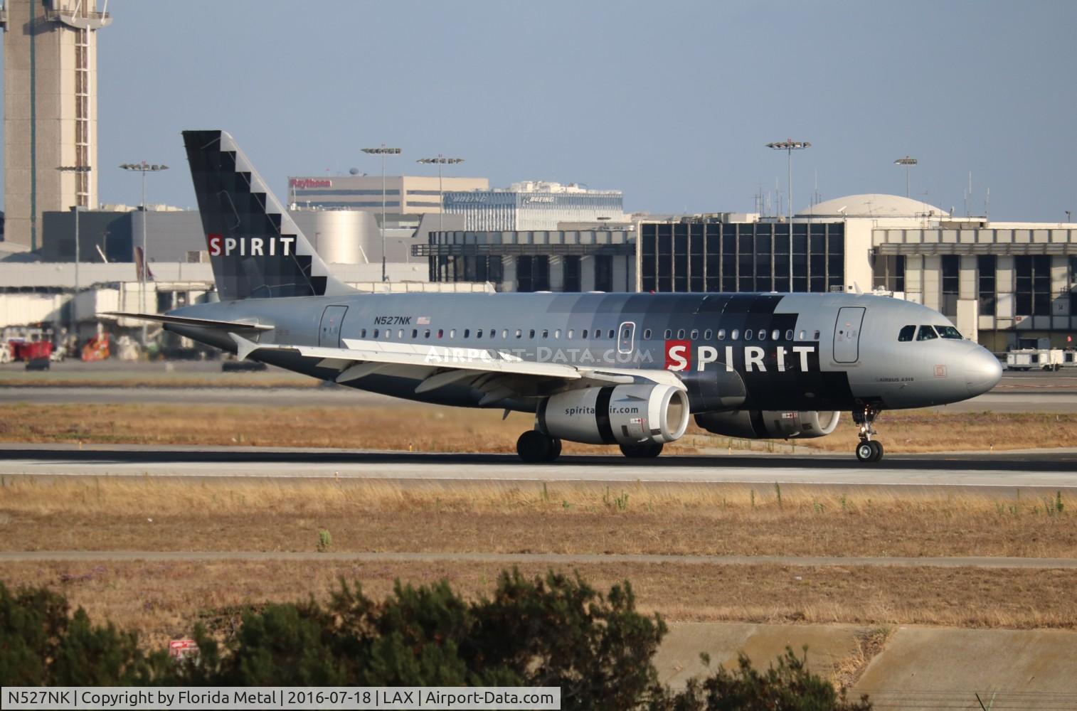 N527NK, 2007 Airbus A319-132 C/N 2978, Spirit