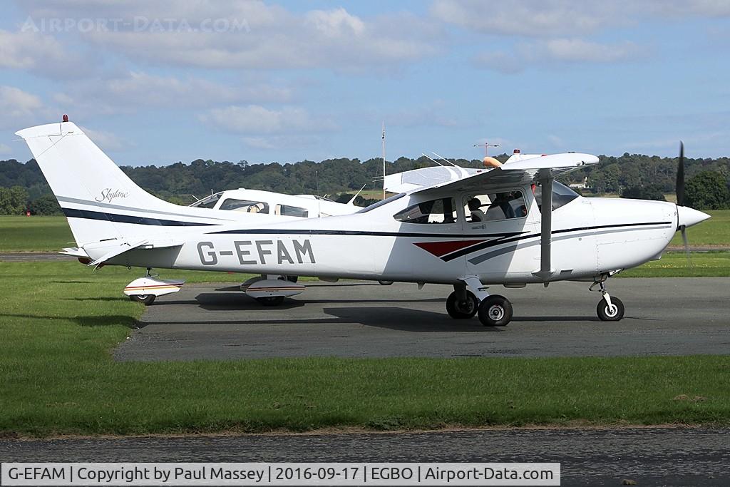 G-EFAM, 1999 Cessna 182S Skylane C/N 18280442, Visiting Aircraft @ EGBO. ex;-D-EFAM(5),N7269H.