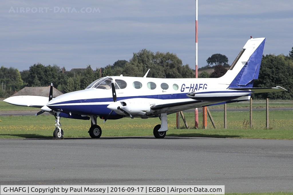 G-HAFG, 1984 Cessna 340A C/N 340A-1806, Stayed overnight. EX:-JY-AFG,N1230V.