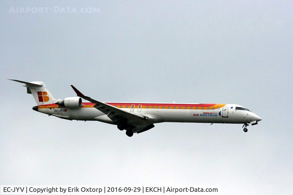 EC-JYV, 2006 Canadair CRJ-900ER (CL-600-2D24) C/N 15106, EC-JYV landing rw 22L after operating SK1787 from TLL