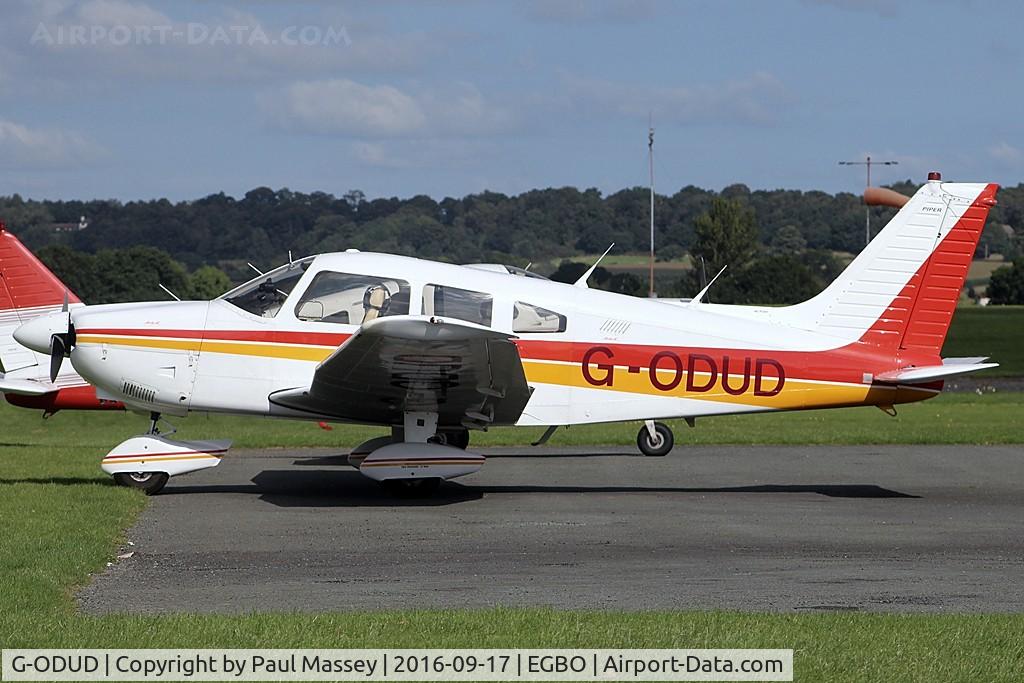 G-ODUD, 1977 Piper PA-28-181 Cherokee Archer II C/N 28-7790107, Visiting Aircraft @ EGBO. EX:_G-IBBO,D-EPCA,N5389F.