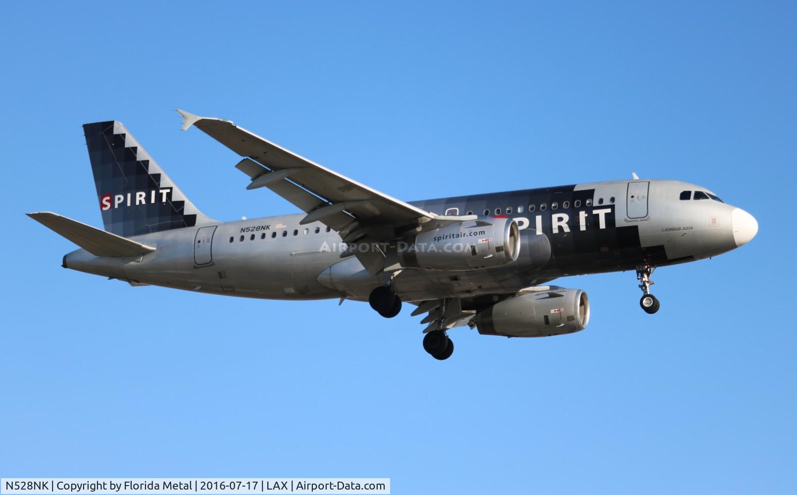 N528NK, 2007 Airbus A319-132 C/N 2983, Spirit