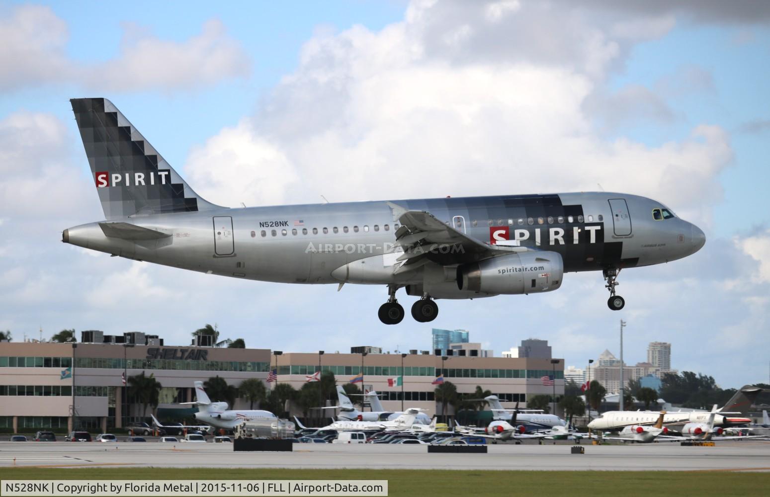 N528NK, 2007 Airbus A319-132 C/N 2983, Spirit