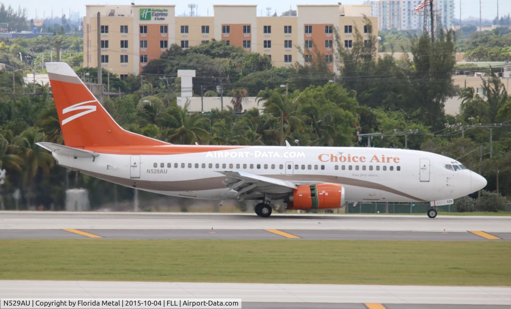 N529AU, 1989 Boeing 737-3B7 C/N 24411, Choice Air