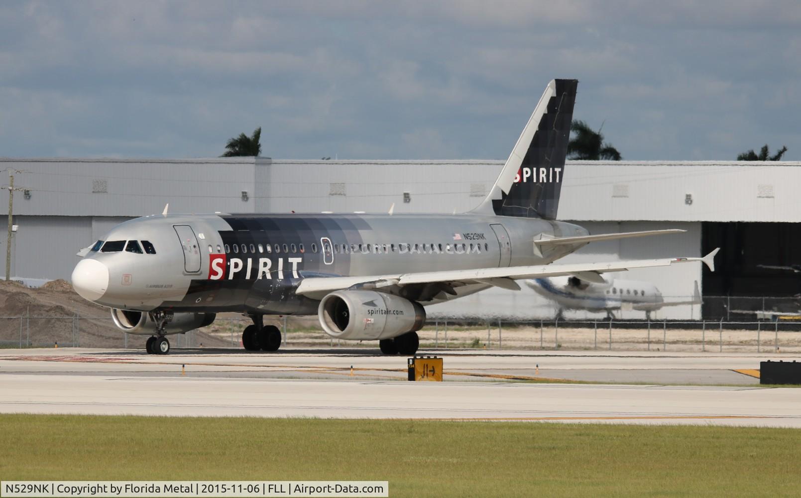 N529NK, 2007 Airbus A319-132 C/N 3007, Spirit