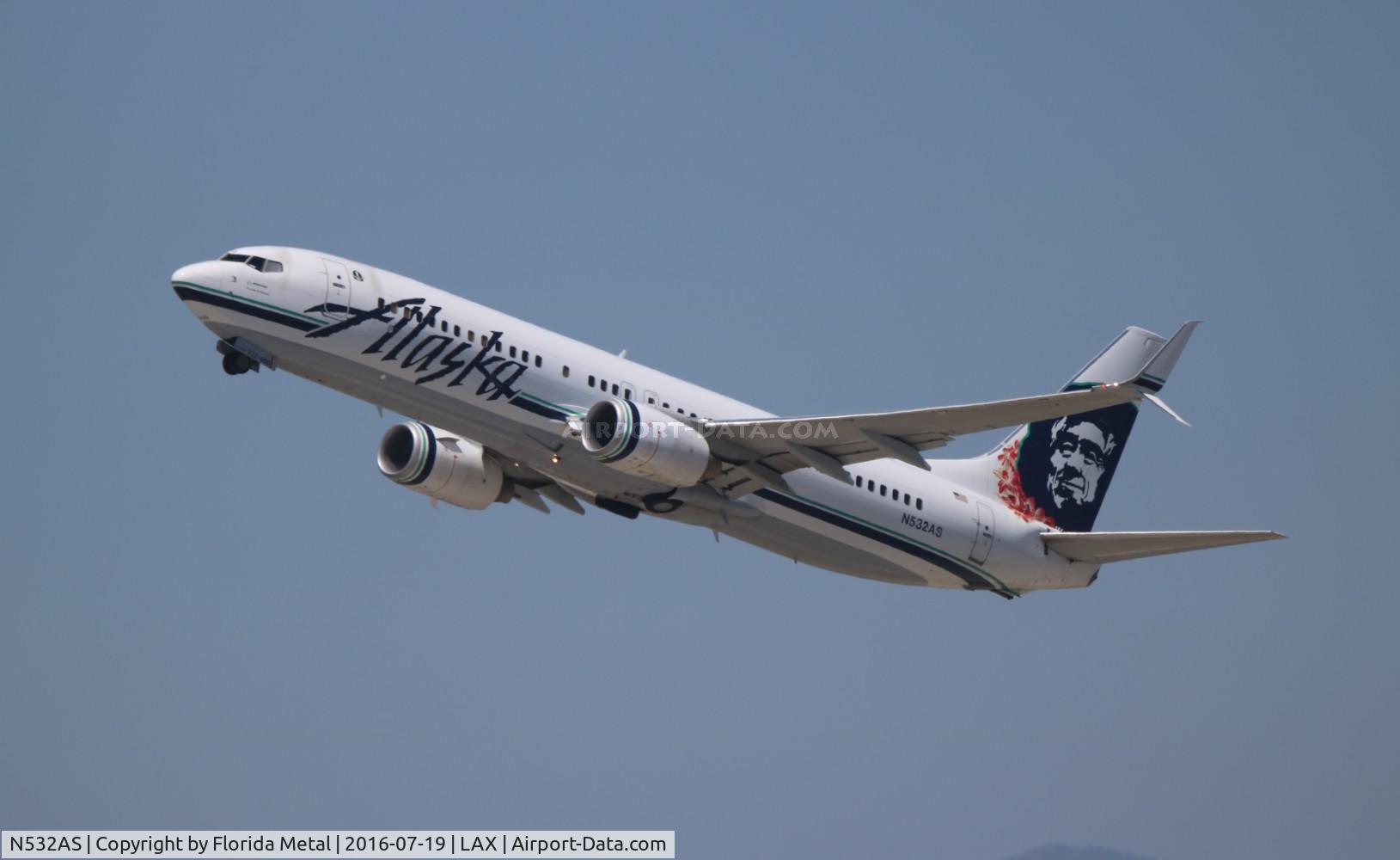 N532AS, 2010 Boeing 737-890 C/N 36346, Alaska
