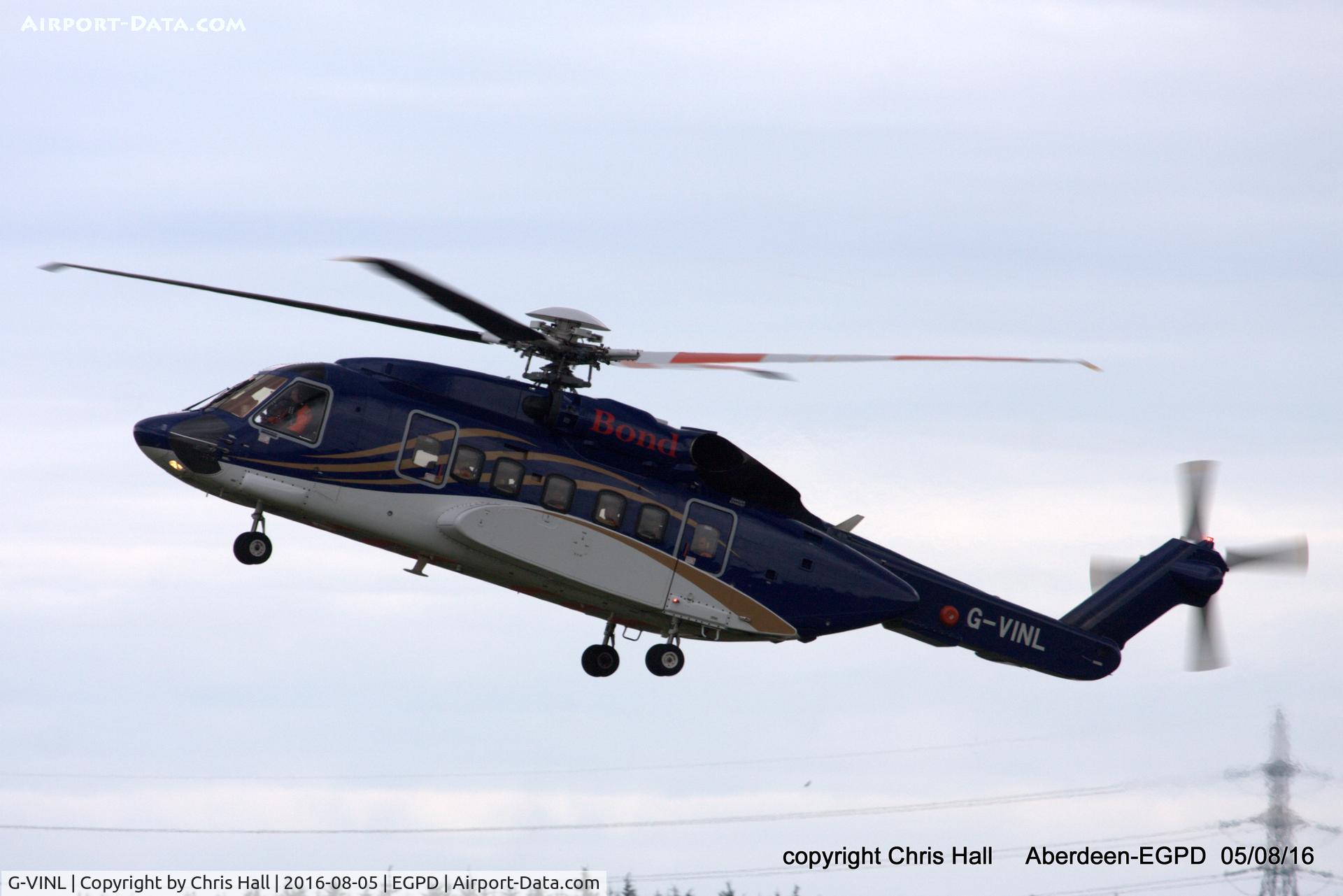 G-VINL, 2013 Sikorsky S-92A C/N 920226, Bond Offshore Helicopters