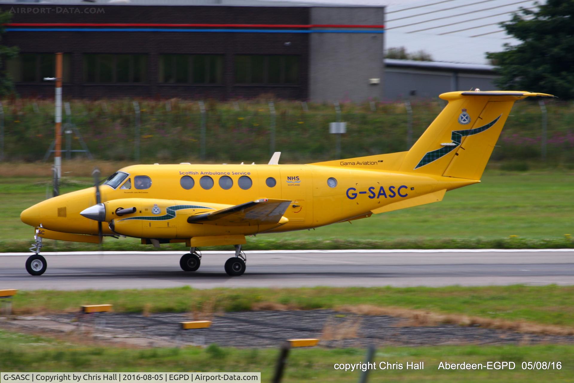 G-SASC, 2005 Raytheon B200C King Air C/N BL-150, Scottish Ambulance Service
