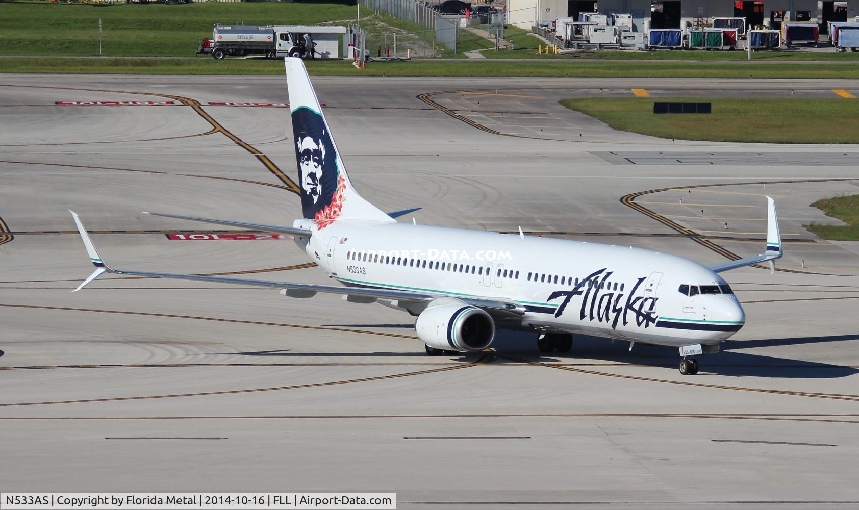N533AS, 2010 Boeing 737-890 C/N 35201, Alaska