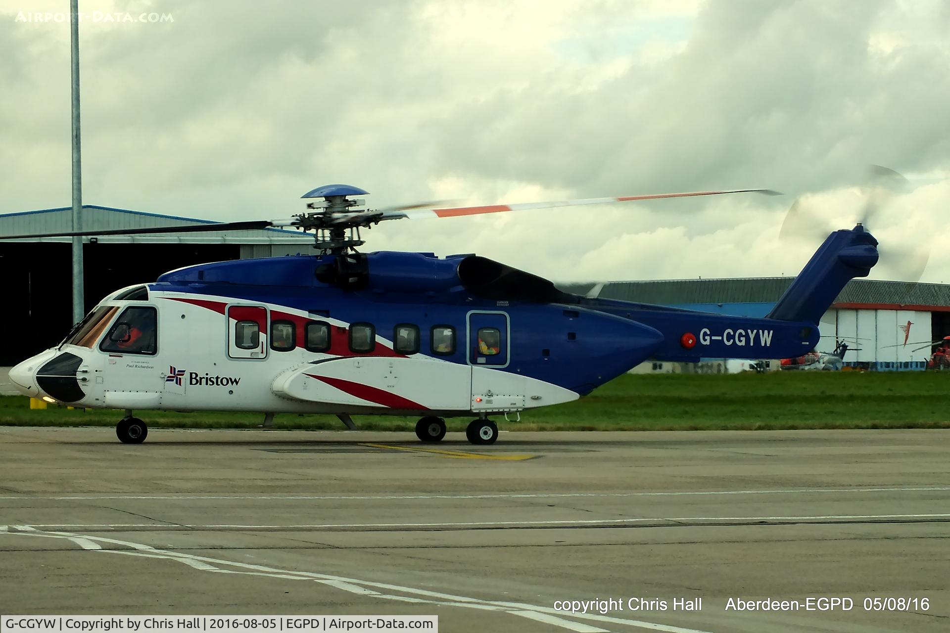 G-CGYW, 2011 Sikorsky S-92A C/N 920157, Bristow Helicopters