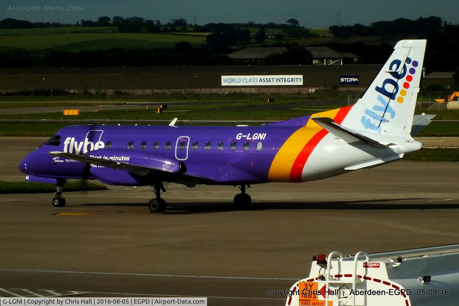 G-LGNI, 1989 Saab 340B C/N 340B-160, flybe operated by Loganair