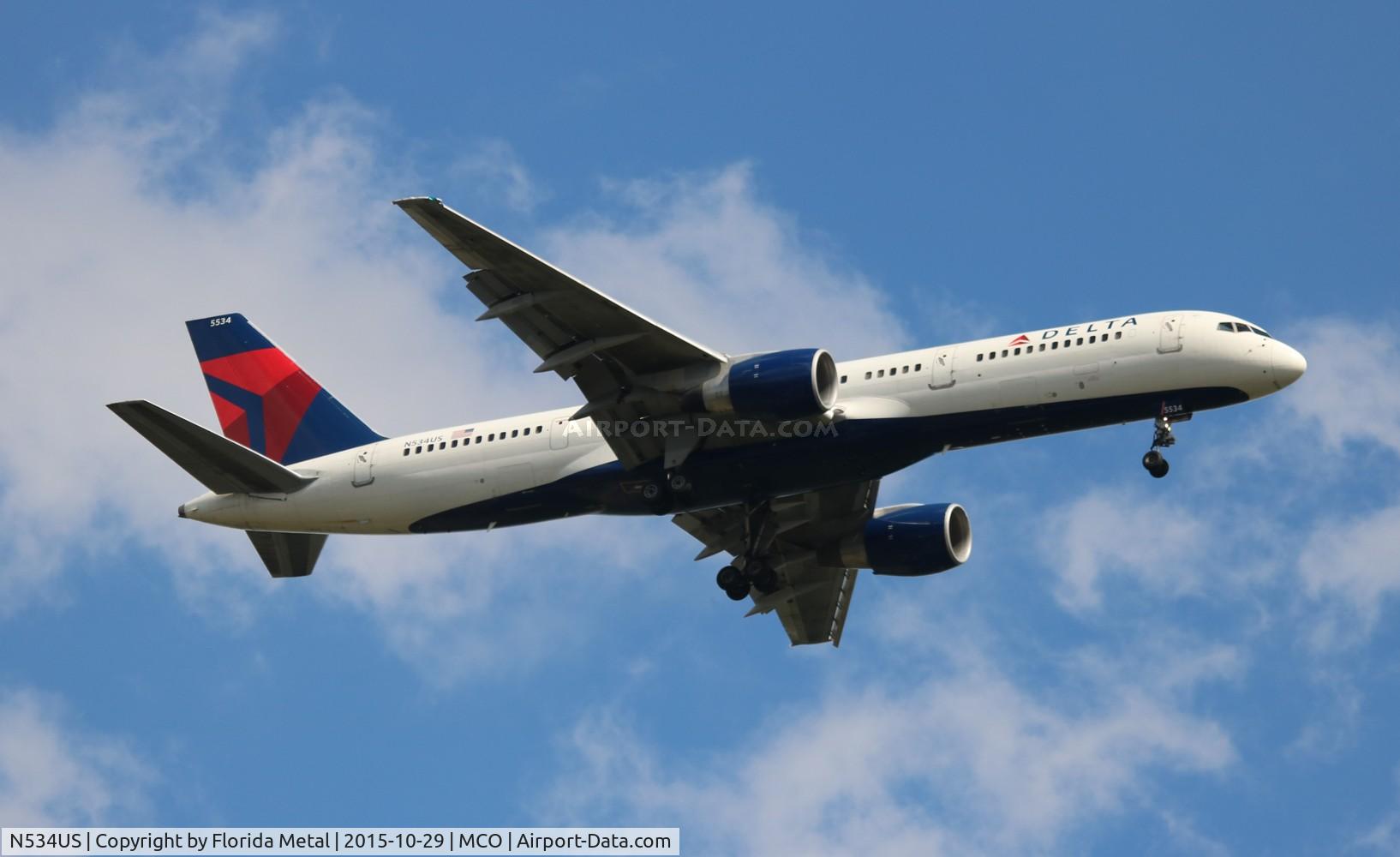 N534US, 1988 Boeing 757-251 C/N 24265, Delta